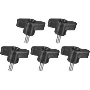 مقابض براغي تثبيت - 5 قطع براغي إبهام على شكل حرف T تناسب إزالة مقبض شد اليد واستبدال قاعدة المظلة - 304 من الفولاذ المقاوم للصدأ - (M5 × 25 مم) in Kuwait