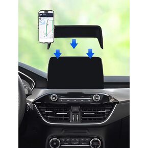 Martoffes™ Screen Phone Holder Made for Ford Escape and Kuga 2020 to 2022 / Ford EcoSport 2018 to 2022 (8.0-INCH Touchscreen Display) Dashboard Screen Cell Phone Dash Mount Accessories