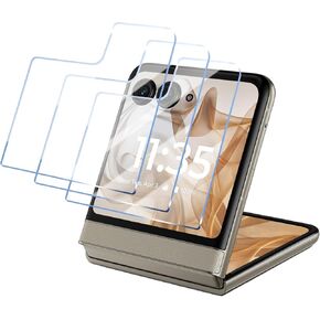 3 حزمة حزمة شاشة واقي Motorola Moto Razr 2024 6.9 بوصة ، 3D المنحنية المنحنية فيلما الفلهة المضادة للخدش ، 9H صلابة ، HD واضحة ، ودية في الحالة