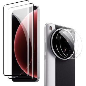 for Xiaomi 15 Ultra Screen Protector with Camera Lens Protector, 9H Hardness Anti-Scratch Tempered Glass flim, Case Friendly,Anti-Scratch (2+2 PACK)