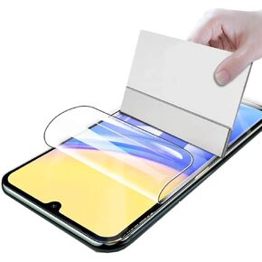 [2 حزمة] واقي شاشة هيدروجيل ل Samsung Galaxy A35 5G (6.6 بوصة) ، واقي شاشة TPU المرنة عالية الحساسية (الزجاج غير المزج)