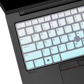 Keyboard Cover for 2023 2022 Lenovo inkpad E14 Gen 5 -OmbreMint