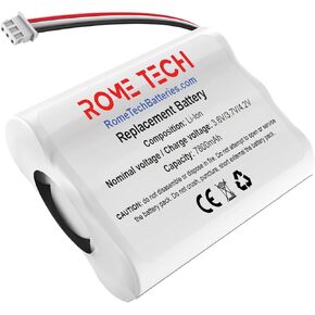 for ADT Command Smart Security Panel, URGENEX ADT, Honeywell ADT Battery Replacement - 3.6V/3.7V/4.2V 7800mAh Lithium Ion Rechargeable Battery