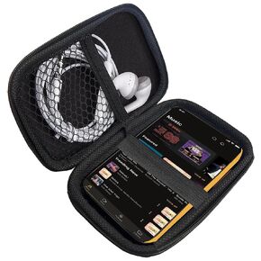 Lamshaw Compatible with 24six family player 2 Case, Durable EVA Carrying Case, Shockproof & Lightweight Protective Cover Compatible for 24six family player 2 (Black)