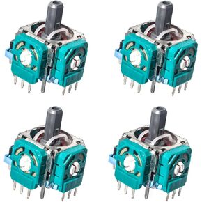 New Compatible 3D Analog Sensor Wheel Thumb Sticks Joystick Rocker Module Replacement for Sony PS5 Game Controller 4pcs
