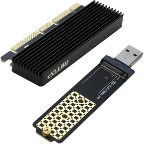 RIITOP NVMe PCIe Adapter + M.2 NVMe to USB Adapter