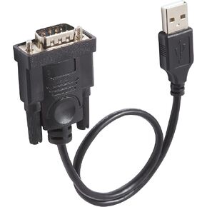 NXT Technologies USB to Serial Adapter, 1 Ft, Black