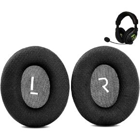 Professional Earpads Cushion Replacement Compatible with Turtle Beach Ear Force X12 Ear Force X11 Headsets Ear Pads with Skin-Friendly Leather and Memory Foam