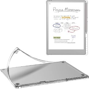Fintie Case for Remarkable Paper Pro Color 11.8 inch 2024, Slim Lightweight Clear Soft Flexible Transparent TPU Skin Bumper Back Cover Shell with Pen Holder for 11.8" Remarkable Paper Pro, Clear