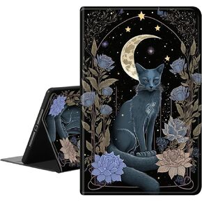 Case for 10.1" All-New Fire HD 10 Tablet (13th Generation,2023 Release) -PU Leather Slim Standing Smart Cover Case with Auto Sleep/Wake for Fire HD 10 2023,Purple Skull