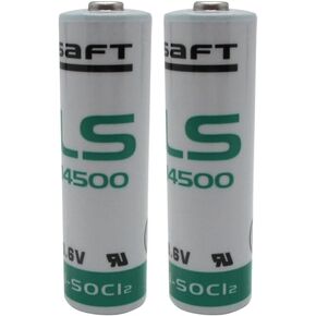 My Battery Supplier Replacement Kit for 2 SAFT AA 3.6V 2400MAH Lithium Batteries - Not Rechargeable