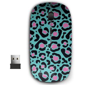 2.4G Ergonomic Portable USB Wireless Mouse for PC, Laptop, Computer, Notebook with Nano Receiver (Glamorous Cheetah)
