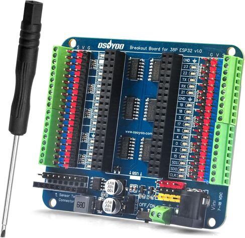 OSOYOO ESP32 & ESP8266 Shiled Breakout Board V1.0, 30P Board in Kuwait