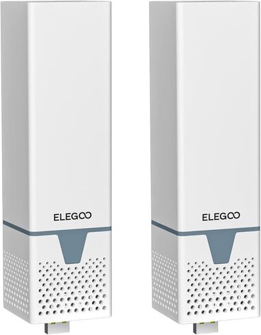 ELEGOO Mini Air Purifier with Activated Carbon Filter and Universal Adaptor for LCD/DLP/MSLA Resin 3D Printer(Pack of 2) in Saudi Arabia