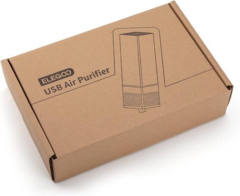ELEGOO Mini Air Purifier with Activated Carbon Filter and Universal Adaptor for LCD/DLP/MSLA Resin 3D Printer(Pack of 2) in Saudi Arabia