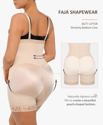 FeelinGirl Fajas Post Surgery Compression Garment Tummy Control Shapewear for Women Butt Lifter Body Shaper in Saudi Arabia