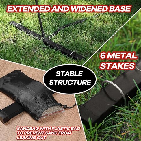 شبكة كرة طائرة، شبكة تدريب للكرة الطائرة بطول 12 قدمًا مع كرة طائرة من البولي يوريثان، شبكة تدريب قائمة بذاتها بـ 5 ارتفاعات قابلة للتعديل ومستقرة للغاية للفناء الخلفي في الهواء الطلق مع حقيبة رمل وأوتاد وحقيبة حمل in Kuwait