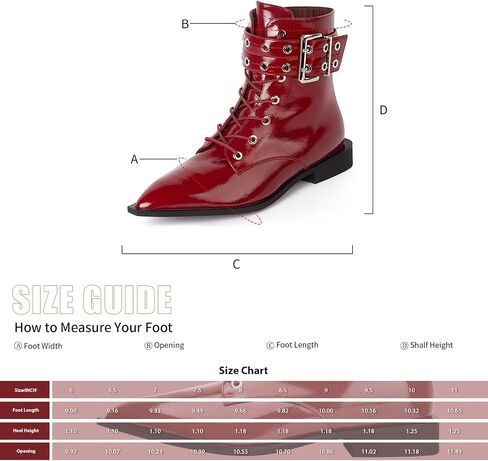 Women's Metal Eyelets Buckle Straps Ankle Booties,Pointed Toe Side Zipper Chunky Low Heel Gothic chelsea boots Combat Motorcycle Shoes in Saudi Arabia
