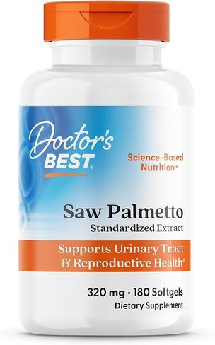 Doctor's Best Saw Palmetto 320 Mg Softgels, 180 Count in Saudi Arabia