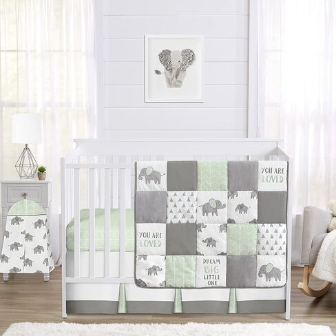 Sweet Jojo Designs Boho Llama Baby Boy Girl Nursery Crib Bedding Set - 4 Pieces - Gender Neutral Beige Taupe Tan Bohemian Southwest Watercolor Mountain Cactus Alpaca Farmhouse Animal Aztec Geometric in Saudi Arabia