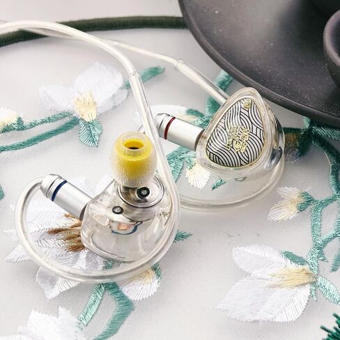 سماعات الرأس Wan'er S.G 2 في الأذن ، سماعات ألعاب IEM ، سماعات أذن سلكية مع سائق ديناميكي على حجاب الحاجز 10 مم ، كابل مسطح 0.78 ملم 2 دبوس لقواعد DJ Audiophiles (أسود مع Mic-type C) in Kuwait