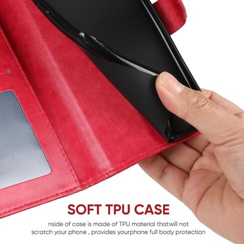 حالة iPhone 15 CASE 6.1 "، Apple 15 Wallet Case مع حامي شاشة زجاجي مقسى ، غطاء هاتف بطاقة ائتمان من Lace Pu Pu Pu PU in Saudi Arabia