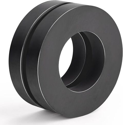 TRYMAG Ceramic Block Magnets, 17/8"x7/8"x3/8" Heavy Duty Industrial Ferrite Ceramic Magnets for Crafts, 6 Pack Large Rectangular Crafts Magnets for Hobbies, Fridge, Science, and Notice Boards(Grade 8) in Kuwait