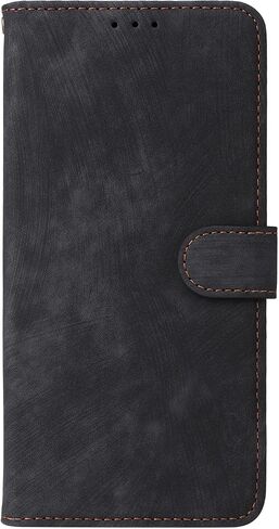 لصالح Blu G64 Wallet Phone Case مع واقي الشاشة [RFID حظر] حامل بطاقة الوجه الجلدي Kickstand Strap Women Men Men Plock Men for Blue G64 Blu G 64 Blug64 Purple in Kuwait