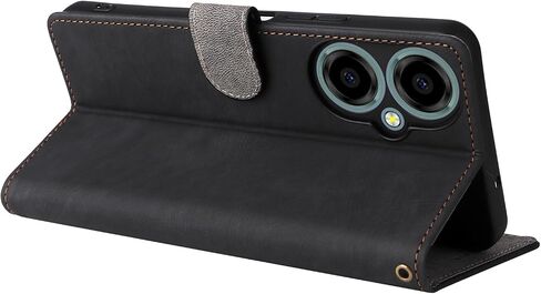 لصالح Blu G64 Wallet Phone Case مع واقي الشاشة [RFID حظر] حامل بطاقة الوجه الجلدي Kickstand Strap Women Men Men Plock Men for Blue G64 Blu G 64 Blug64 Purple in Kuwait
