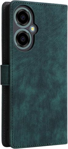 لصالح Blu G64 Wallet Phone Case مع واقي الشاشة [RFID حظر] حامل بطاقة الوجه الجلدي Kickstand Strap Women Men Men Plock Men for Blue G64 Blu G 64 Blug64 Purple in Kuwait