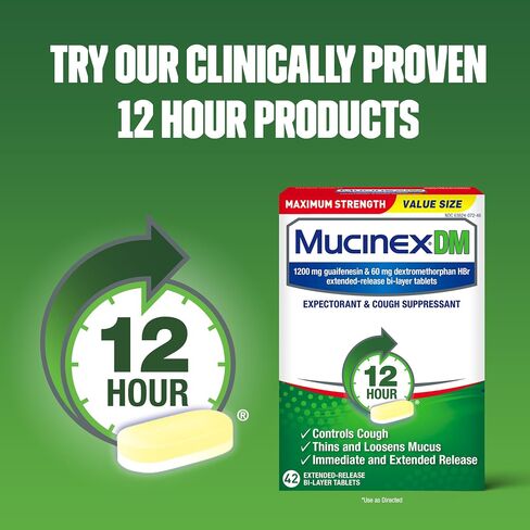 Mucinex Fast-Max DM, Max Strength, Cough Relief Liquid, 6oz in Saudi Arabia