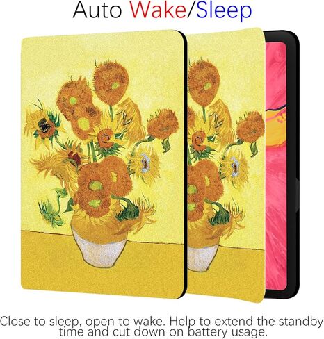 Berkin Arts for iPad (A16) الجيل الحادي عشر 11 بوصة 2025 الجيل العاشر 10.9 بوصة 2022 Folio Case Cover Cover Cloisonnism Teal Blue Flower in Kuwait