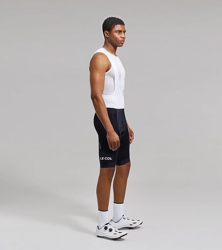 شورت رياضي للرجال II | شورت مبطن لركوب الدراجات من الشامواه مع حشوات جل | كحلي/زعفران | واسطة in Kuwait