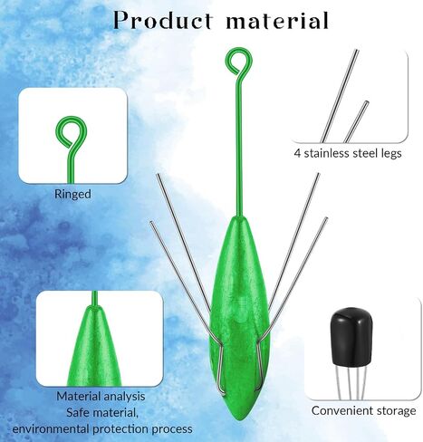 5 PCS SPUTNIK SCHOURSERS الأوزان الأزواج ، والأوزان الرصاصة سبوتنيك لركوب الأمواج مع ذيل طويل ، وتصفح الصيد غطس الصيد والأوزان في مياه السلاح السلور المالح شاطئ الصيد المحيط in Kuwait
