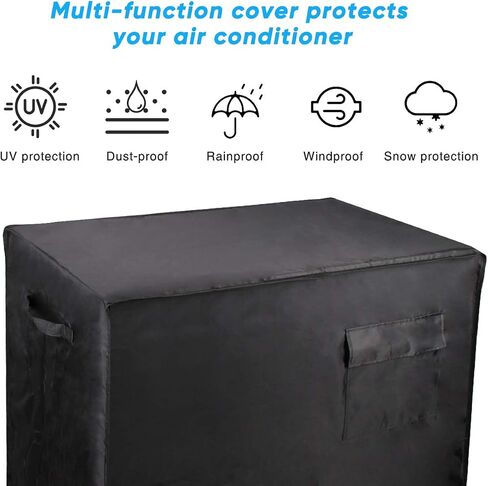 Cooler Cart Cover Black, Luxiv Waterproof Rolling Cooler Cover 34L x 20W x 32H inches 80 Quart Rolling Ice Chest Cover for Anti Rain, Sunlight, Dust in Saudi Arabia