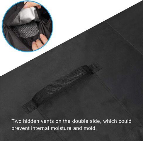 Cooler Cart Cover Black, Luxiv Waterproof Rolling Cooler Cover 34L x 20W x 32H inches 80 Quart Rolling Ice Chest Cover for Anti Rain, Sunlight, Dust in Saudi Arabia