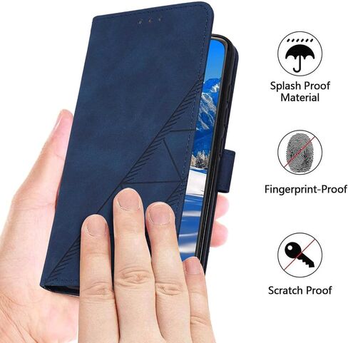 S25 Wallet Phone Case,Card Holder Slots Wrist Strap TPU Interior Protective,Stand PU Leather Folio Flip Cases Cover for S25 2025 (Blue) in Kuwait