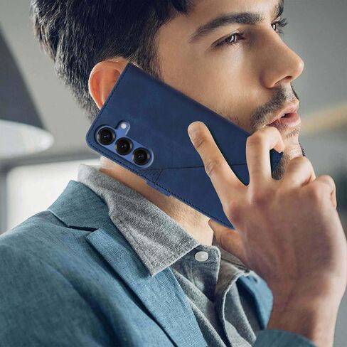 S25 Wallet Phone Case,Card Holder Slots Wrist Strap TPU Interior Protective,Stand PU Leather Folio Flip Cases Cover for S25 2025 (Blue) in Kuwait