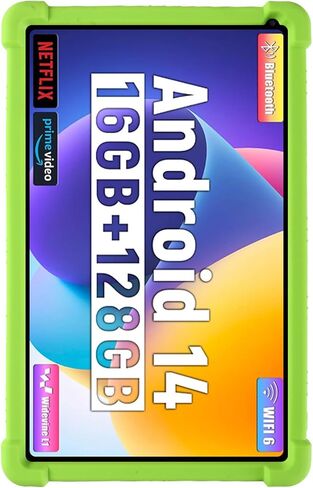 Case for FEARWIKY FKYC12 10.36'' Android 14 Tablet, Kids Friendly Soft Silicone Adjustable Stand Cover for FEARWIKY FKYC12 10.36 Inch (2023) Tablet (Black) in Kuwait