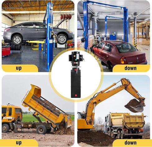 Litake Double Acting Hydraulic Power Unit 12V 8.5 Quart Car Lift Hydraulic Pump Power Unit, Hydraulic Pumps with 8L Steel Tank, Car Lift Hydraulic Power Unit for Auto Repair in Kuwait