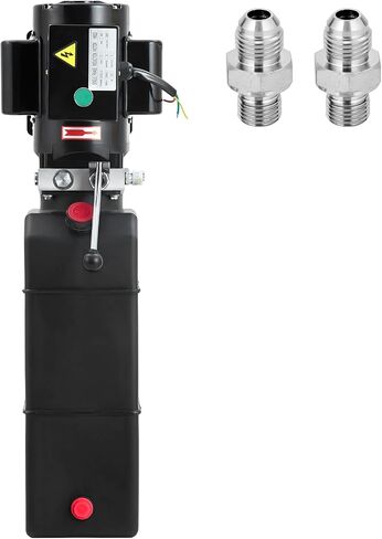 Litake Double Acting Hydraulic Power Unit 12V 8.5 Quart Car Lift Hydraulic Pump Power Unit, Hydraulic Pumps with 8L Steel Tank, Car Lift Hydraulic Power Unit for Auto Repair in Kuwait