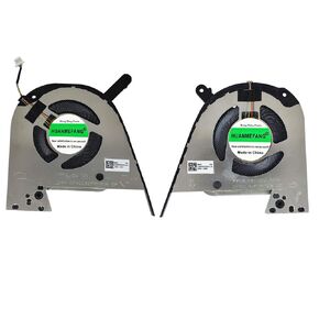 New CPU and GPU Cooling Fan for ASUS Vivobook Pro 15 Pro 15x OLED K6501ZM P/N DFSCL142P06593K DFSCL42P16593K DC 12V 0.6A Fan