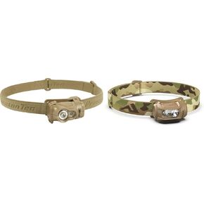 Princeton Tec Byte Tactical Headlamp (200 Lumens) and Remix LED Headlamp (450 Lumens, Multicam w/Red LEDs) Bundle