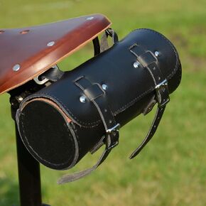Bicycle or Bike Round Saddle Toolkit Bag (Black) in Saudi Arabia