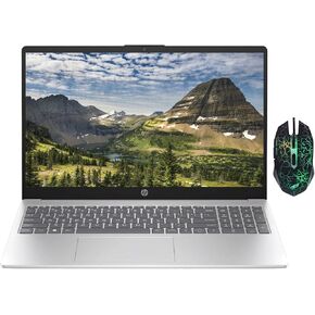 HP Laptop, 15.6" HD Display Business Laptops, Intel Core i5-1334U,32GB RAM, 2TB SSD, Iris Xe Graphics, WiFi 6, Bluetooth, Fast Charge, Win 11 Pro, Silver