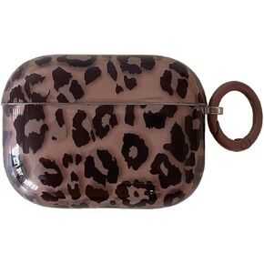 Brown Tortoise Shell Clear Case for Airpods 3 with Lock,Aesthetic Retro Vintage Amber Leopard Stylish Trendy Cute Girly Protective Cover for Airpod 3rd Gen