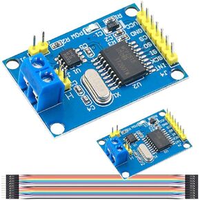 هل يمكن لـ MCP2515 TJA1050 MODULE MODUULE SPI Controller Board مع كابل لـ Arduino لـ 51 لـ MCU لتطوير ARM ، حزمة 2
