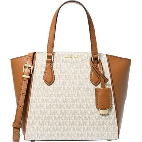 Michael Kors Taryn Small Convertible Crossbody Bag, Vanilla/Acorn