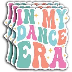 (3PCS) in My Dance Era Sticker, Dancer Sticker, Gifts for Mom Grandma Dance Mom Mama Gigi Sticker, Dance Lover Vinyl Sticker Decals for Books Laptops Phone Water Bottles Tumbler Cup Kindle 3x2.4 Inch