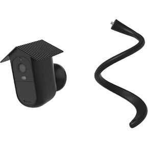Holicfun Silicone Cover Skin and Flexible Twist Mount Bundle for Arlo Essential Outdoor Camera (2nd Generation)